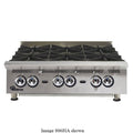 Star 8I-808HA-LP 208,000 BTU 8 Burners Ultra-Max® Liquid Propane Hot Plate - 8I-808HA-LP