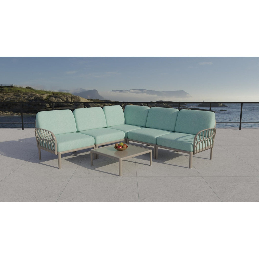 Strata Furniture Dahlia Patio Corner Sofa and Table -  ODAXSETGM