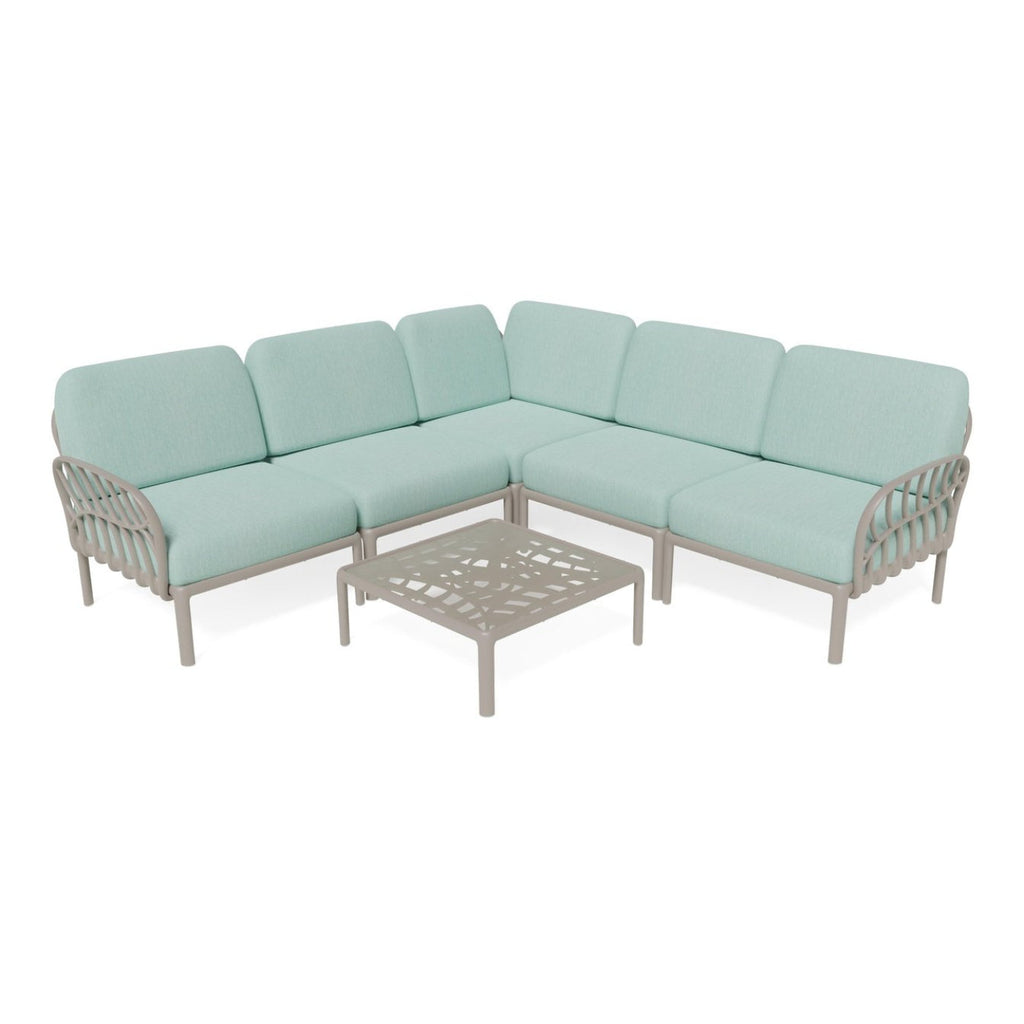 Strata Furniture Dahlia Patio Corner Sofa and Table -  ODAXSETGM
