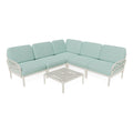 Strata Furniture Dahlia Patio Corner Sofa and Table  - ODAXSETWM