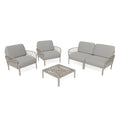Strata Furniture Dahlia Patio Loveseat and Chair Group -  ODALCCTGG
