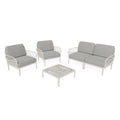 Strata Furniture Dahlia Patio Loveseat and Chair Group  - ODALCCTWG