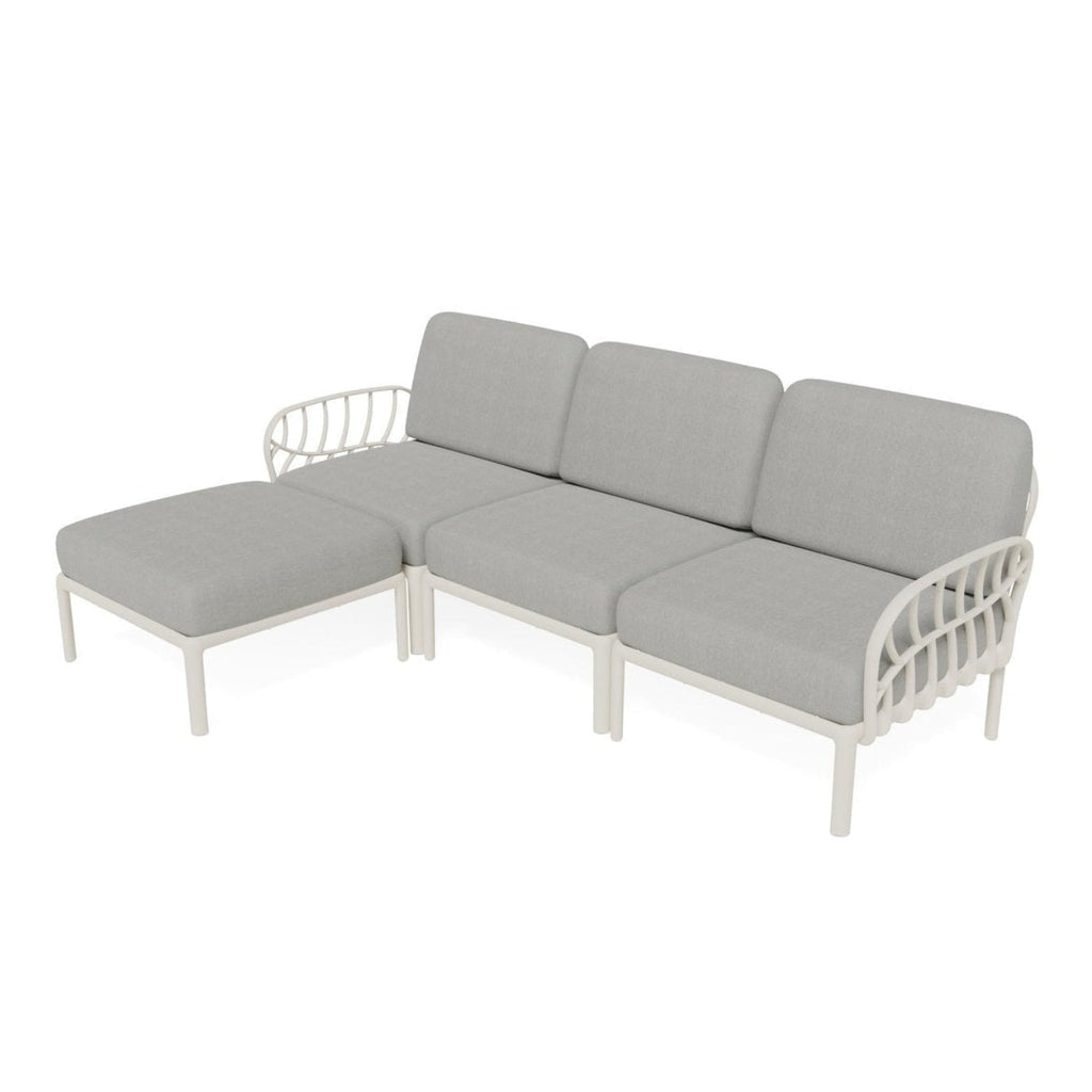 Strata Furniture Dahlia Patio Sofa Ottoman Set -  ODASOWG