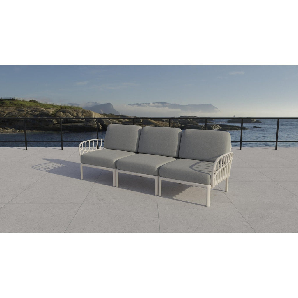 Strata Furniture Dahlia Patio Sofa White  - ODASWG