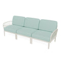 Strata Furniture Dahlia Patio Sofa White -  ODASWM