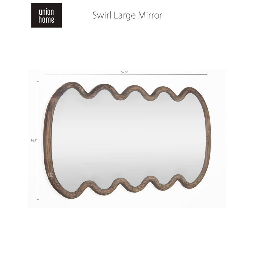 Union Home Swirl Large Mirror  - BDM00168