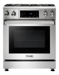 Thor Kitchen 30-Inch Tilt Panel Professional Liquid Propane Range -TRG3001LP