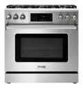 Thor Kitchen 36-Inch Tilt Panel Professional Liquid Propane Range - TRG3601LP