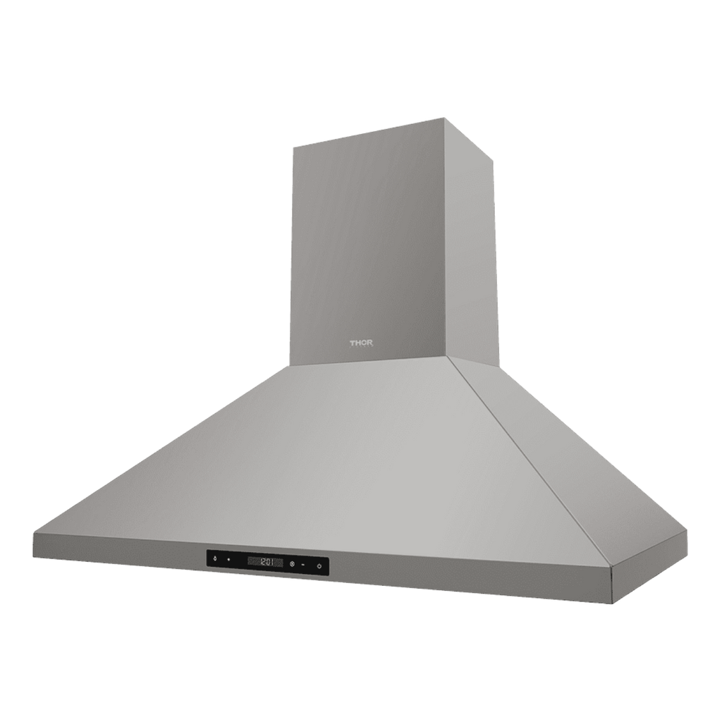 Thor Kitchen Appliance Package - 36 in. Gas Range, Range Hood, Refrigerator, Dishwasher - AP-LRG3601U-3