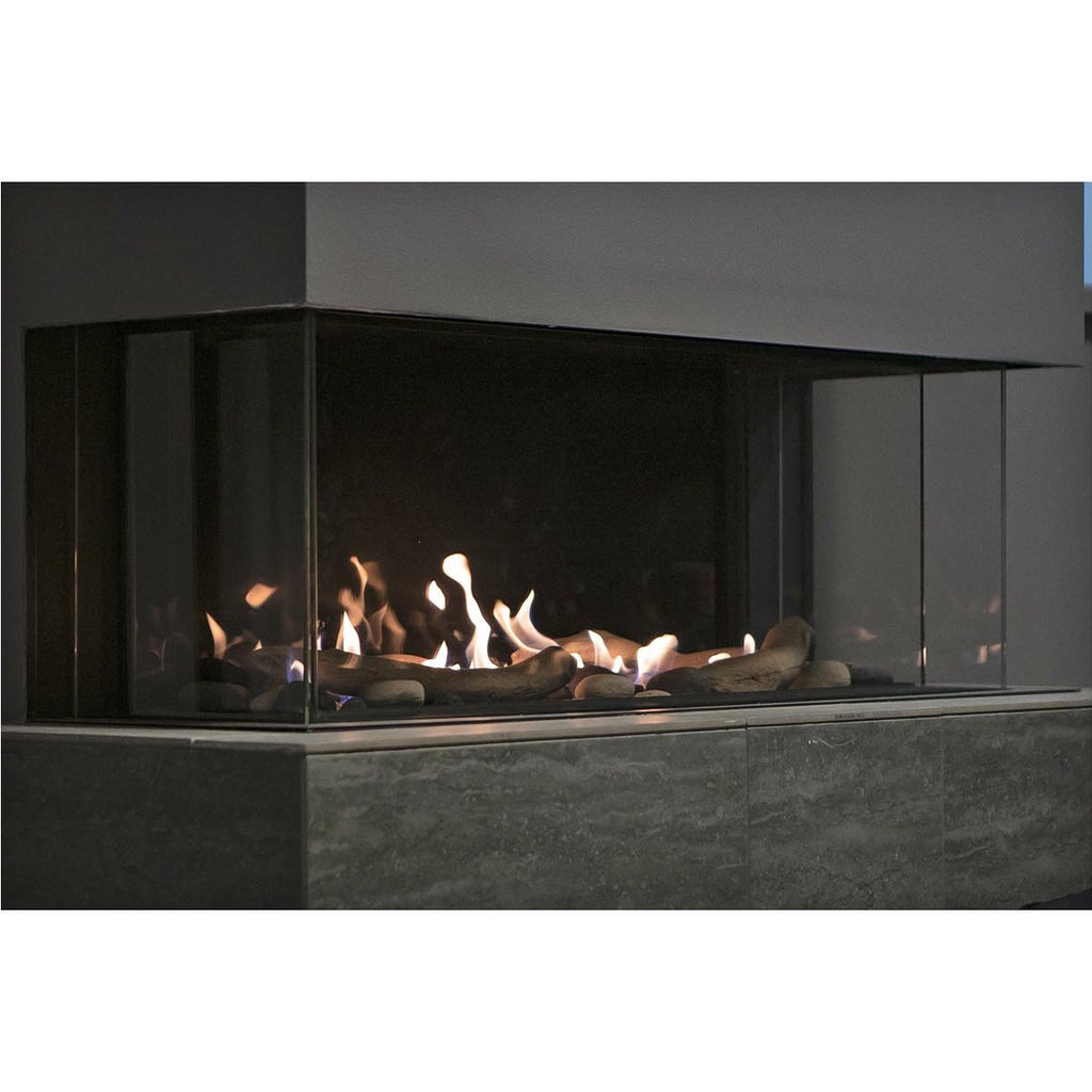 Sierra Flame Toscana Three Sided Liquid Propane Gas Fireplace