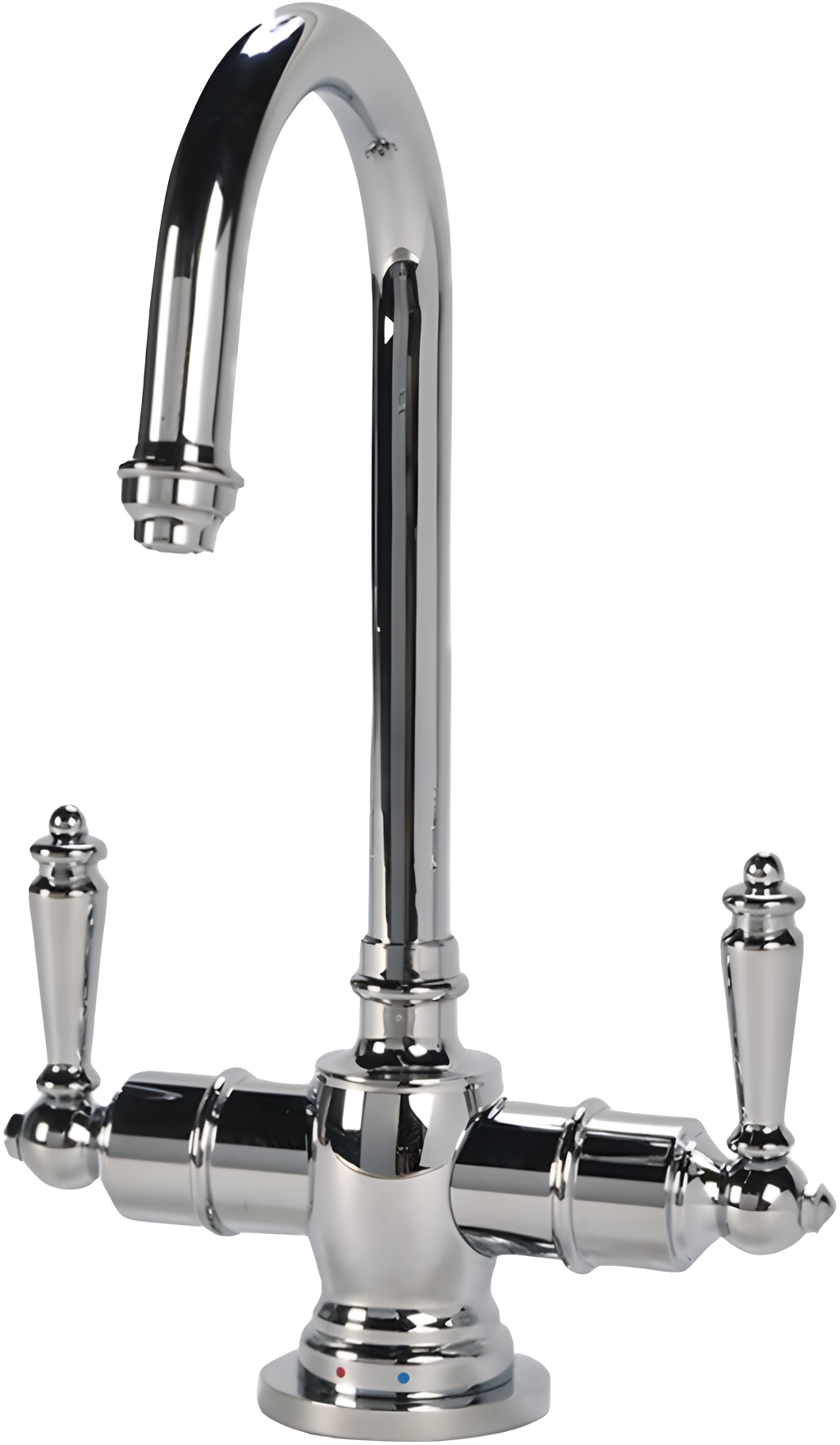 AquaNuTech Traditional C-Spout Hot & Cold Water Filtration Faucet New - HC2200-CH