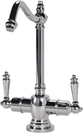AquaNuTech Traditional Hook Spout Hot & Cold Water Filtration Faucet New - HC2100-CH