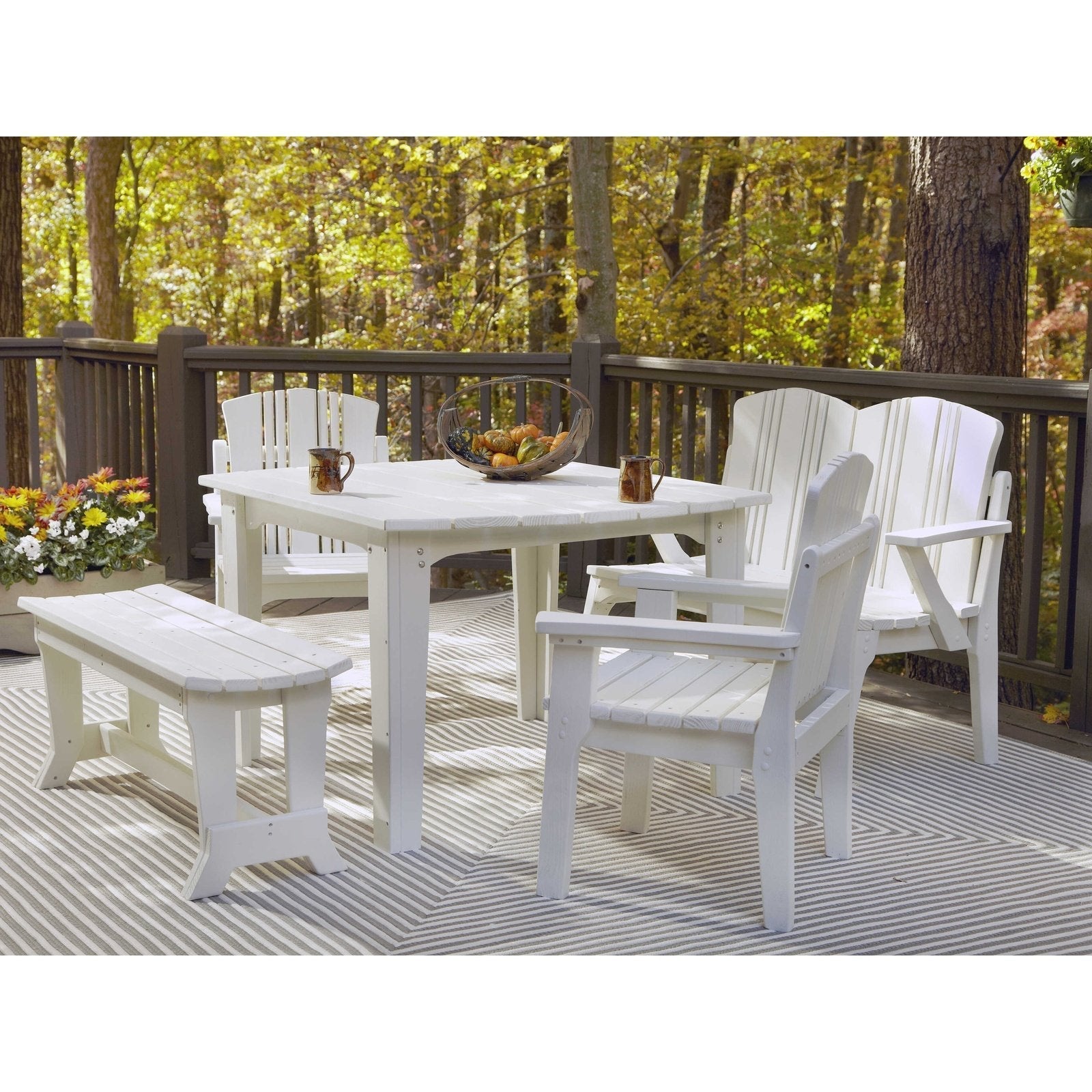 Uwharrie Chair Carolina Preserves Wood Bench  - C097, C098, or C099