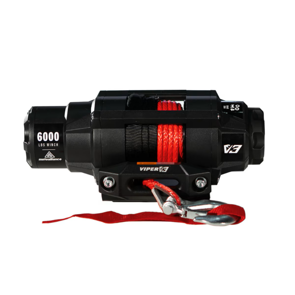 MotoAlliance Viper UTV Winch V3 Standard Spool 6000lbs New - V36000_BL