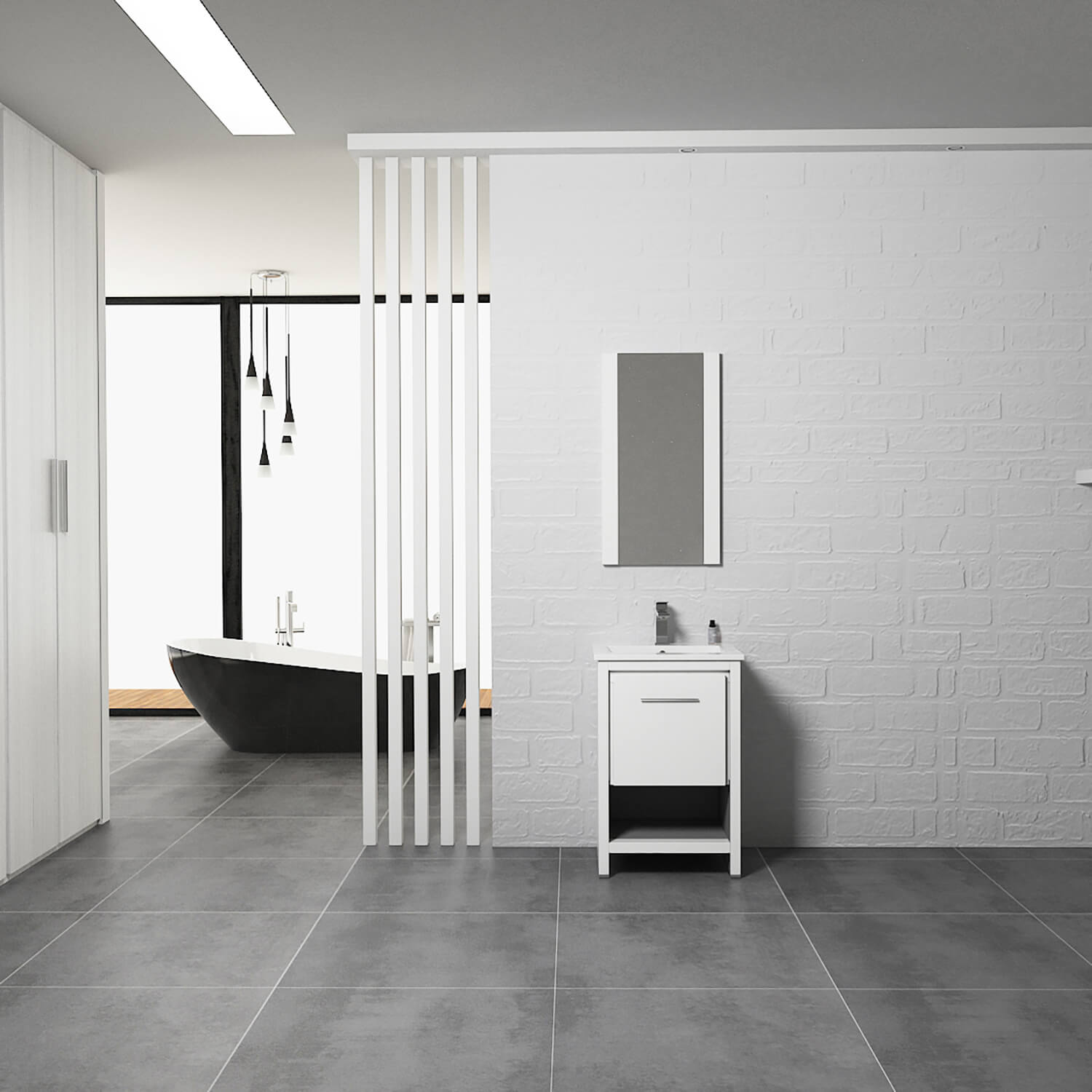 Blossom Milan 20 Inch Bathroom Vanity - V8014 20 01