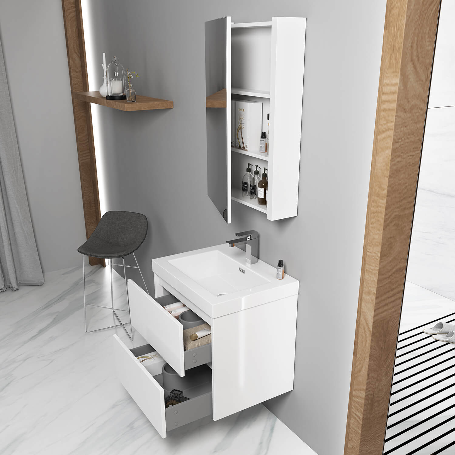 Blossom Valencia 24 Inch Bathroom Vanity - V8016 24 01
