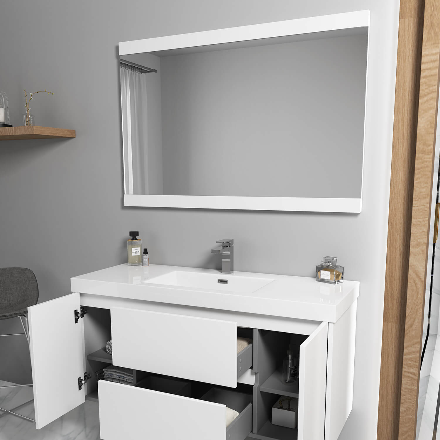 Blossom Valencia 48 Inch Bathroom Single Vanity - V8016 48 01S
