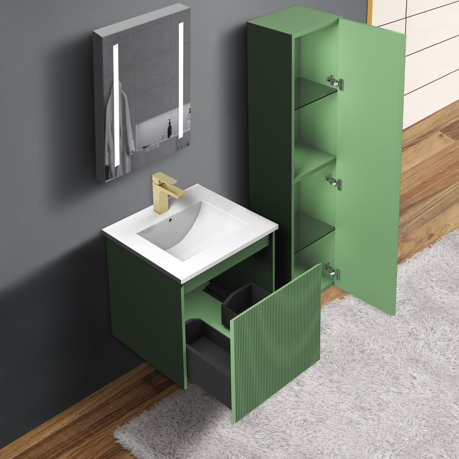 Blossom Positano 20″ Bathroom Vanity - V8028 20 01
