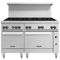 Vulcan 60SS-10BN Endurance 10 Burner 60 Natural Gas Range with Standard Oven Base - 358 000 BTU - 60SS-10BN