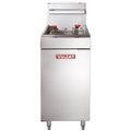 Vulcan LG300-2 35-40 lb. Liquid Propane Gas Floor Fryer - 90 000 BTU - LG300-2