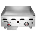 Vulcan MSA48-101 48 Countertop Natural Gas Griddle with Snap Action Thermostatic Controls - 108 000 BTU - MSA48-101