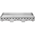 Vulcan MSA72-102 72" Countertop Liquid Propane Gas Griddle with Snap-Action Thermostatic Controls - 162,000 BTU - MSA72-102