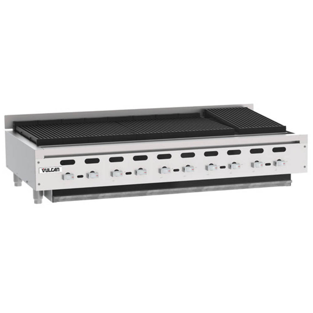 Vulcan VACB60-101 Achiever Natural Gas 60 Medium-Duty Radiant Charbroiler - 187 000 BTU - VACB60-101