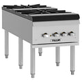 Vulcan VSP200F-1 Natural Gas 2 Burner Countertop Stock Pot Range - 220,000 BTU - VSP200F-1