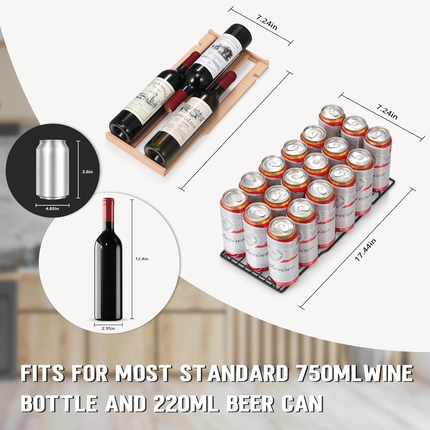Antarctic Star 24 Inch Wine and Beverage Refrigerator - W51115
