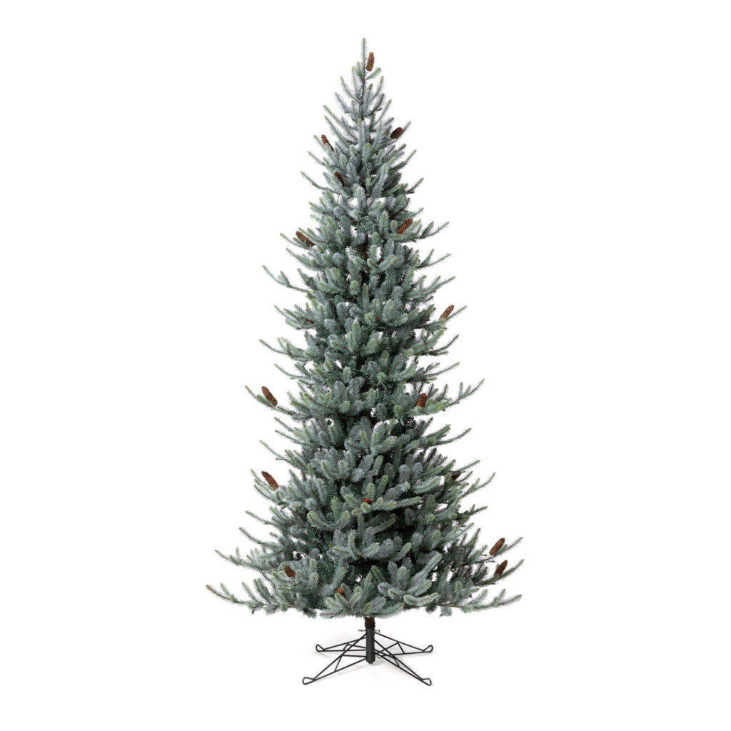 Park Hill Collection Tree Lot 9' Park Hill Slim Line Blue Spruce LED Lights - XPQ82166