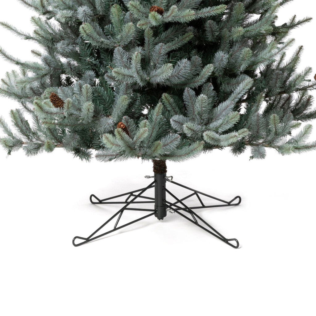 Park Hill Collection Tree Lot 9' Park Hill Slim Line Blue Spruce LED Lights - XPQ82166
