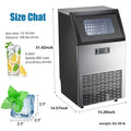 Antarctic Star Commercial Ice Makers Machine Stainless Steel Makers - Z5845AS