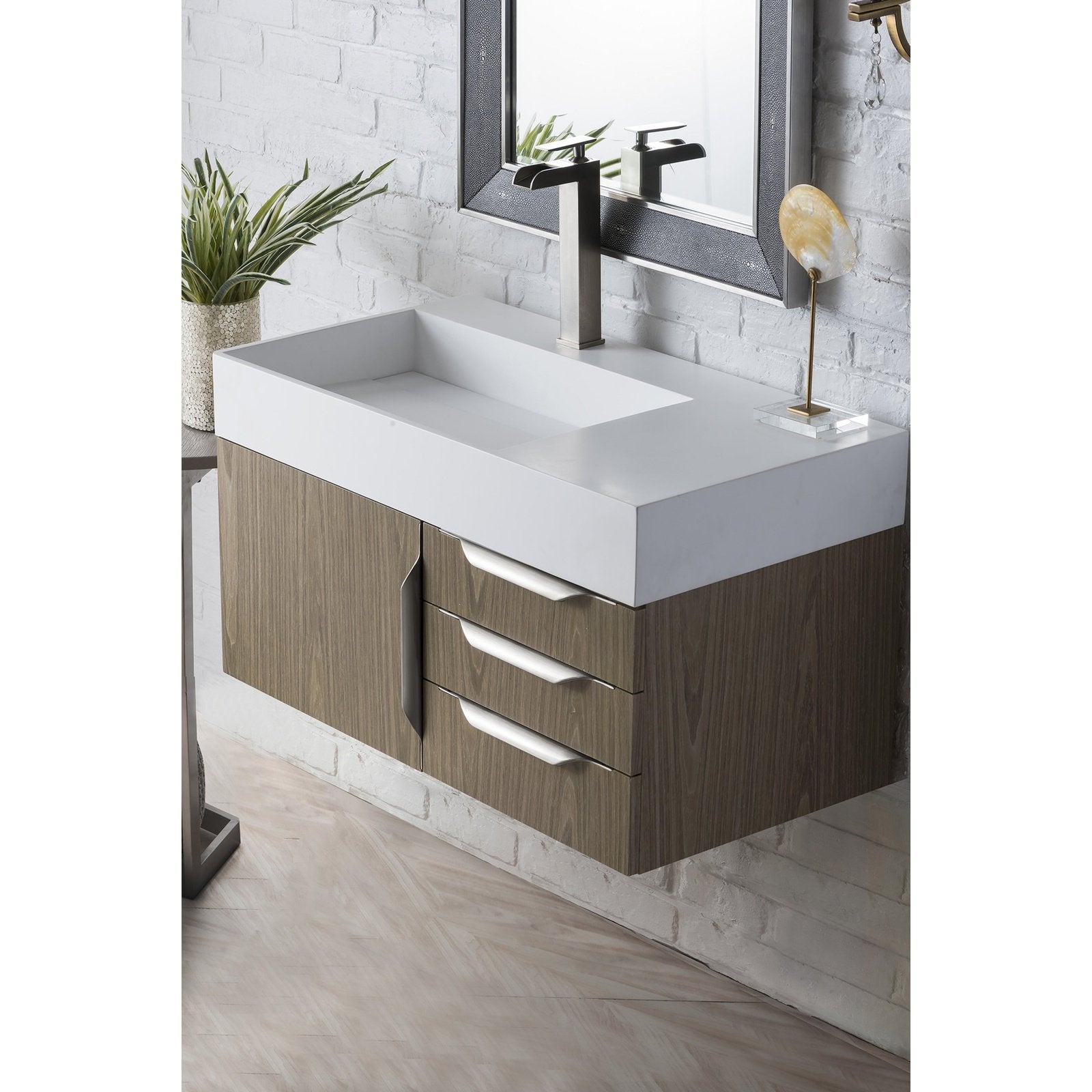 James Martin Vanities Mercer Island 36" Single Vanity - 389-V36-AGR-G-DGG