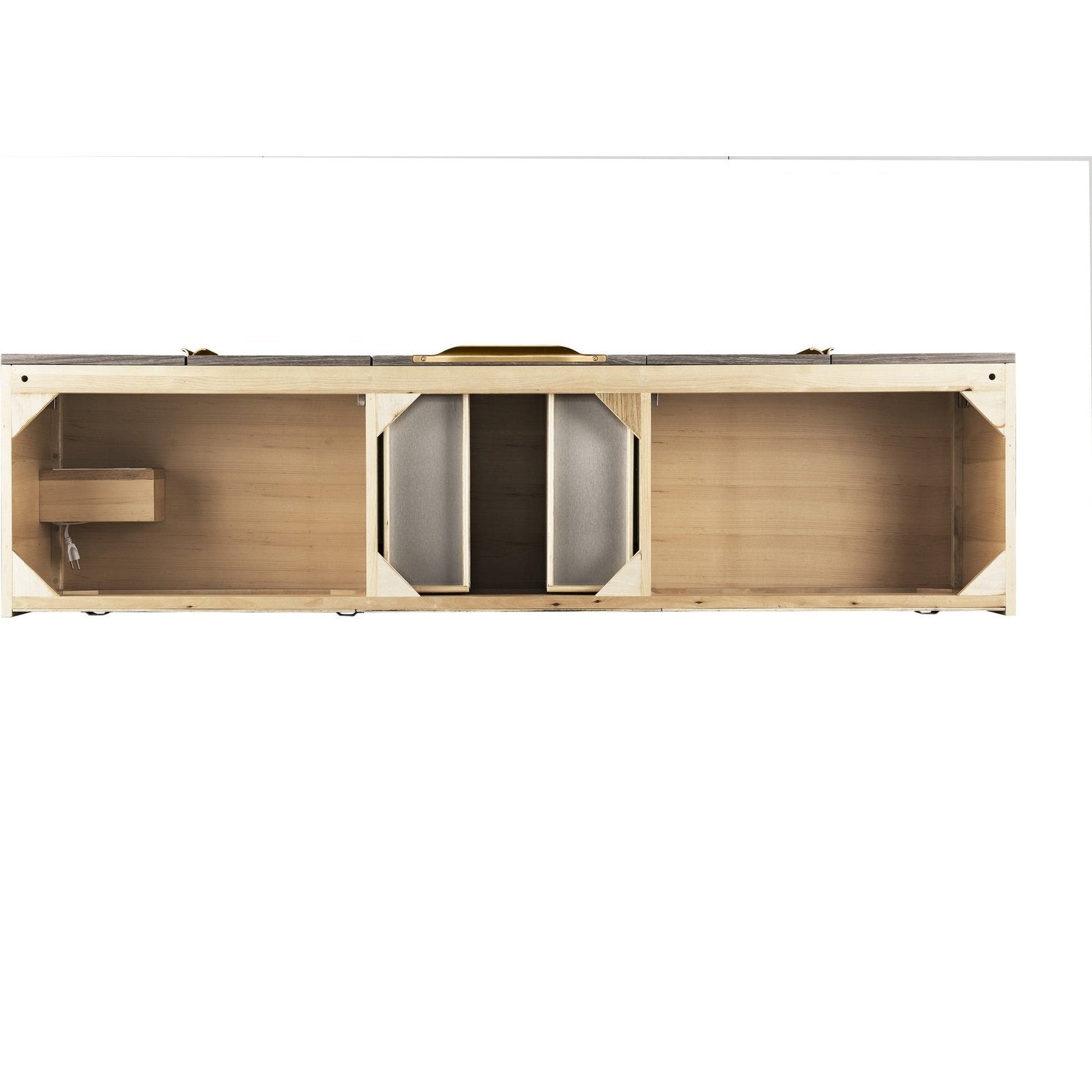 James Martin Vanities Mercer Island 72" Single Vanity - 389-V72S-AGR-G-DGG