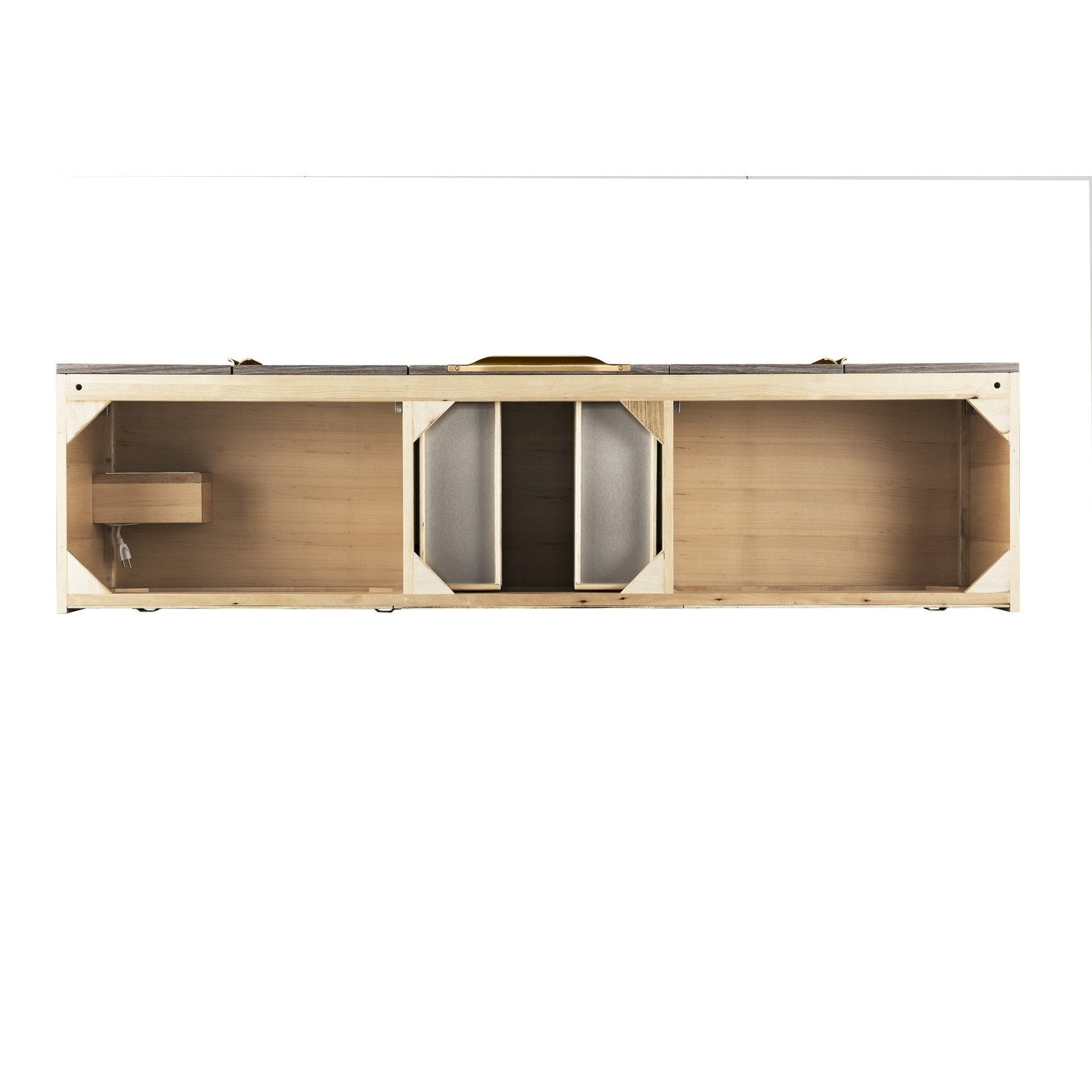 James Martin Vanities Mercer Island 72" Double Vanity - 389-V72D-AGR-G-DGG