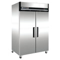 Maxx Cold Double Door Reach-In Refrigerator, Top Mount, 54"W, 49 cu. ft. Storage Capacity, Energy Star Rated, in Stainless Steel - MCRT-49FDHC