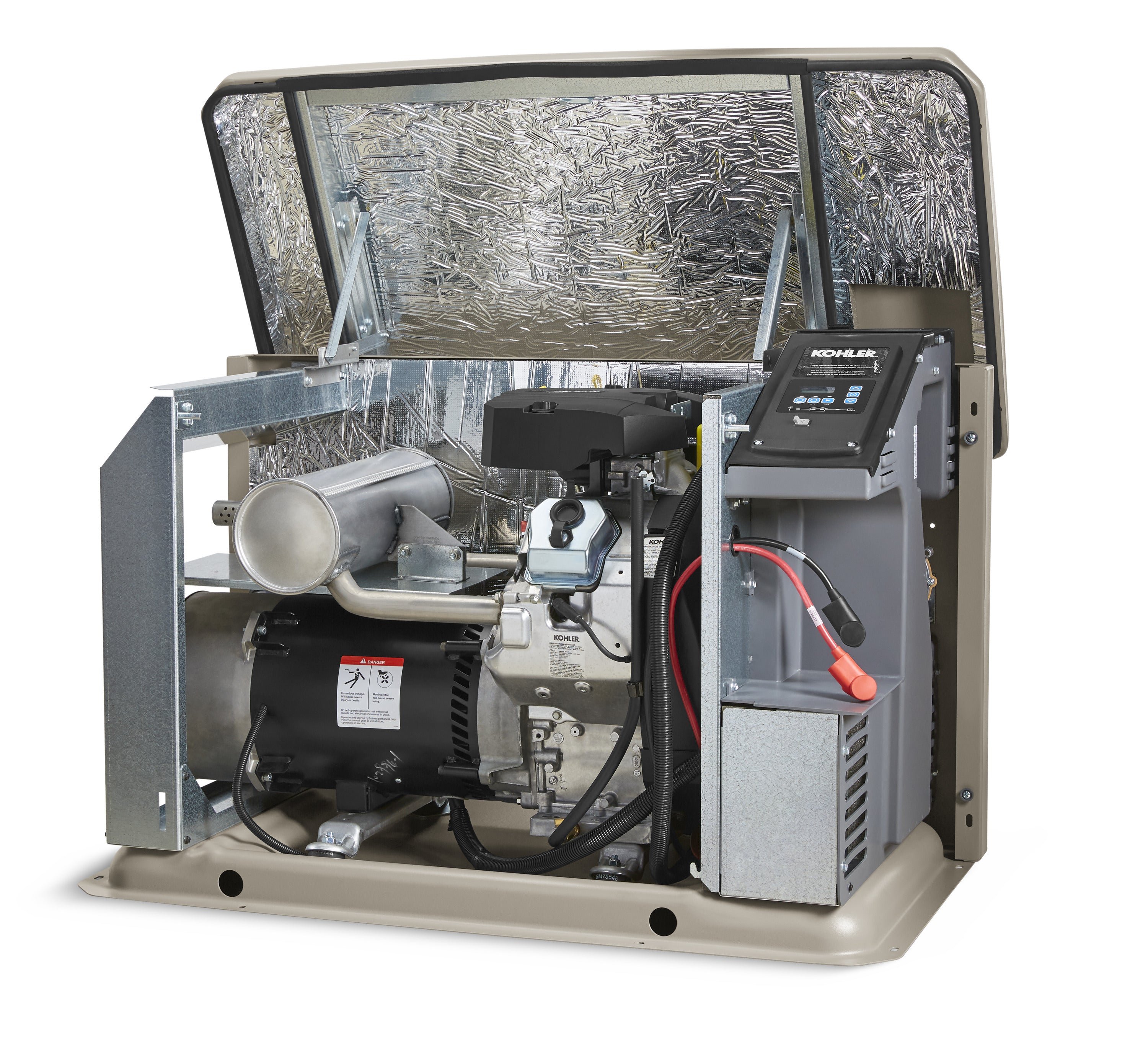 Kohler 20KW Standby Generator w/ 200 Amp Automatic Transfer Switch and App Connect Scratch and Dent -  20RCAL-200SELS