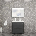Casa Mare Alessio 32" Bathroom Vanity and Ceramic Sink Combo with LED Mirror - Alessio80GG-32