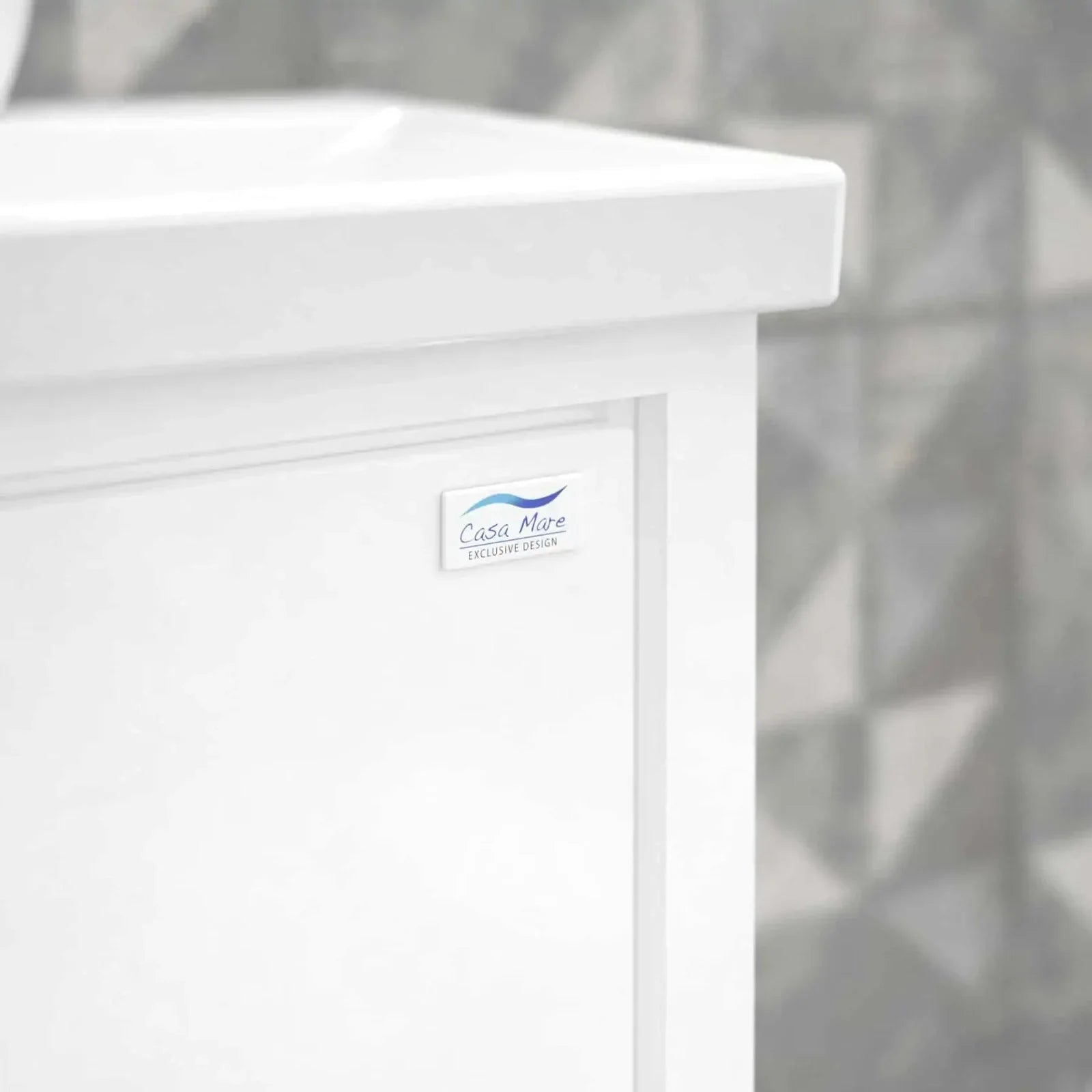 Casa Mare Alessio 32" Bathroom Vanity and Ceramic Sink Combo with LED Mirror - Alessio80GG-32