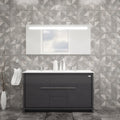Casa Mare Alessio 60" Bathroom Vanity and Ceramic Sink Combo with LED Mirror - Alessio152GG-60