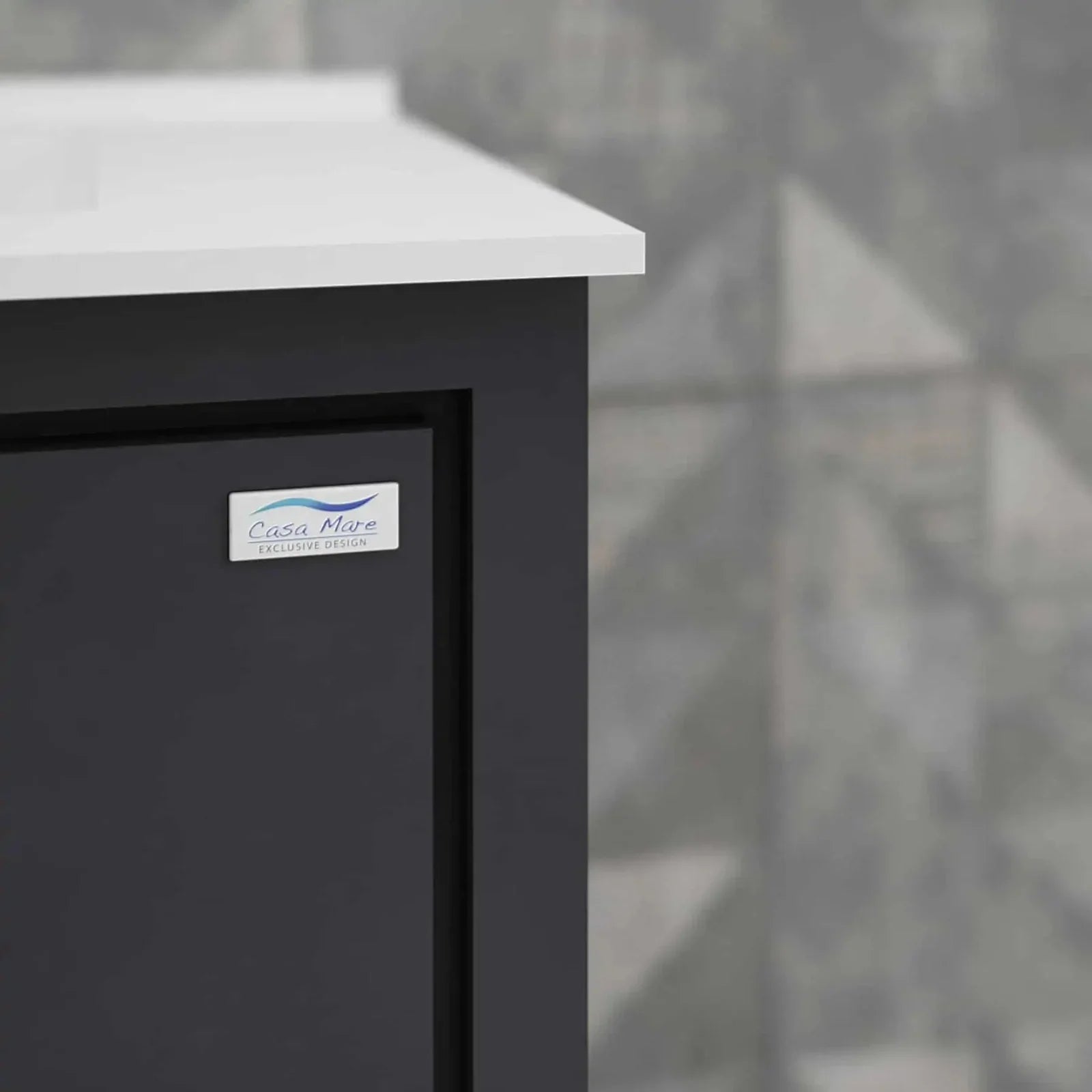 Casa Mare Alessio 60" Bathroom Vanity and Ceramic Sink Combo with LED Mirror - Alessio152GG-60
