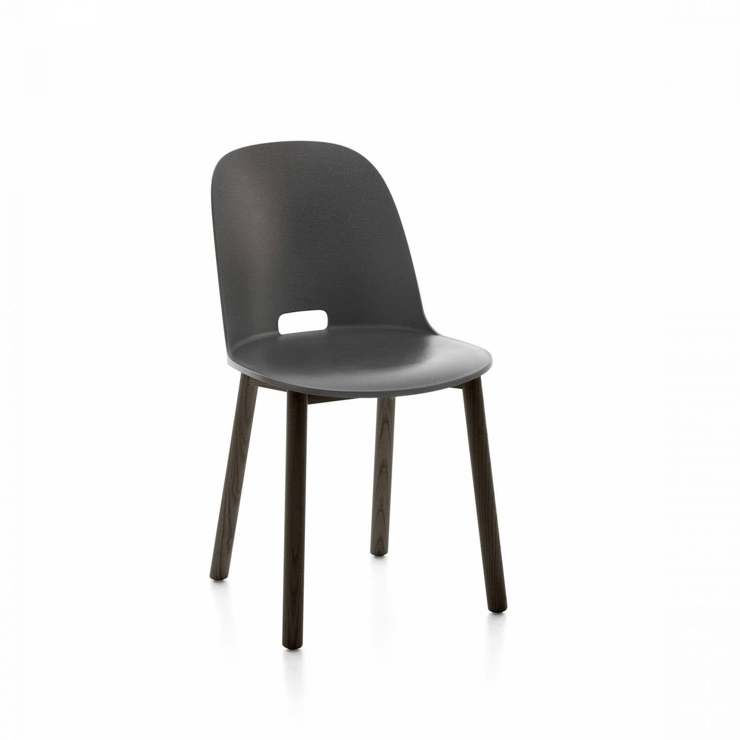 Emeco Alfi High Back Chair - ALFI18AHDARKBROWN