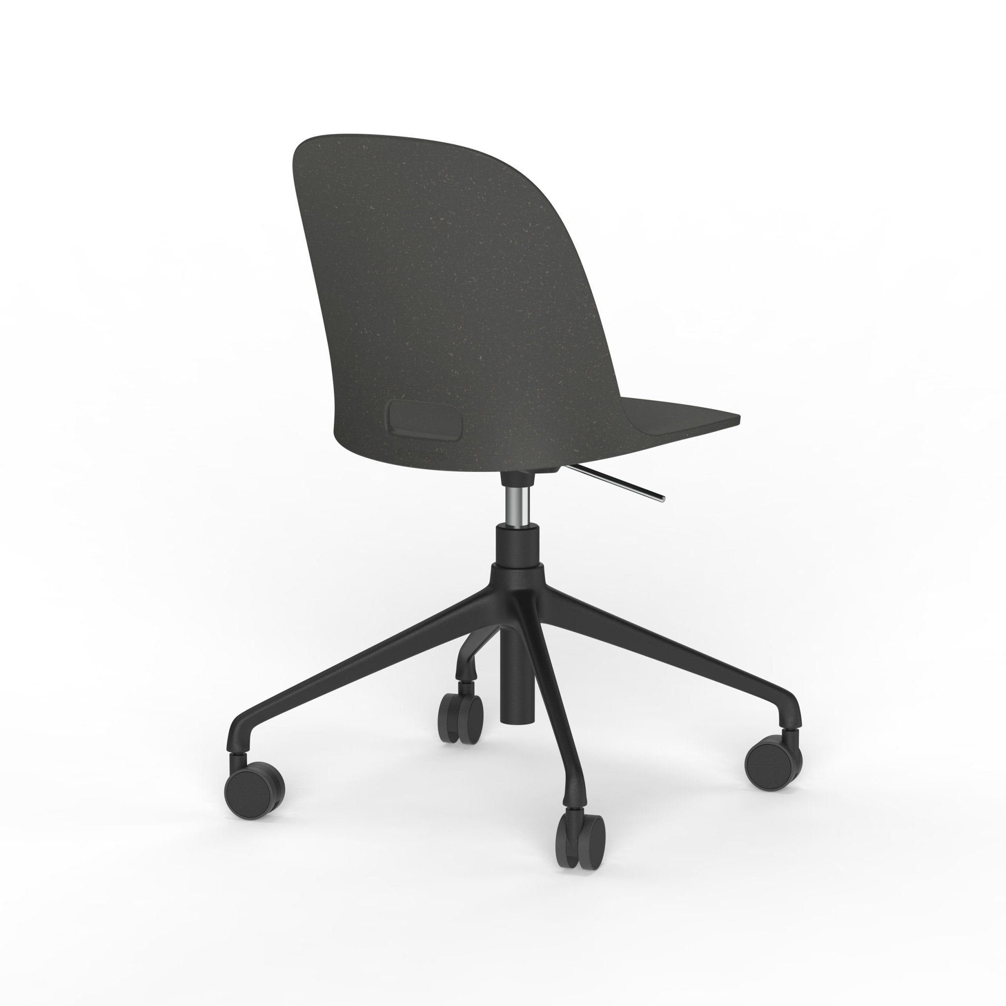 Emeco Alfi Work Swivel Chair - ALFISWVH4ABKBCDB