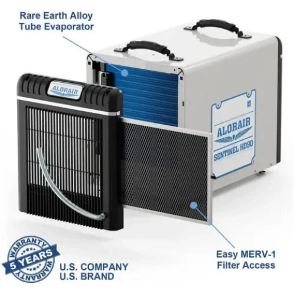 GREE AlorAir Sentinel HD90 Commercial Dehumidifier - B01LW3SOPE