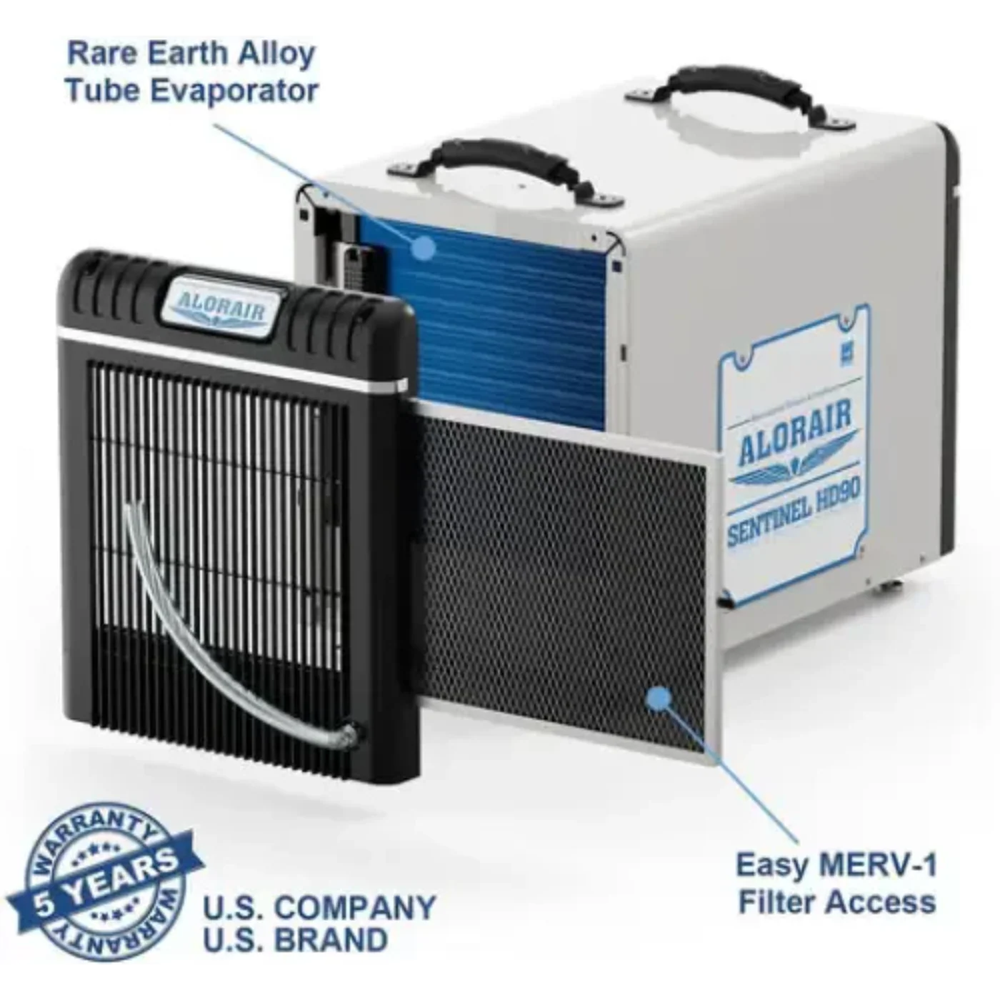 GREE AlorAir Sentinel HD90 Commercial Dehumidifier - B01LW3SOPE