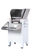 AMPTO Dough Breaker / Sheeter 33 lbs capacity. Floor model. 115 rpm. 2 Motors, 1 per roll. 20'' roll width. 1.5 HP each motor - CS-500