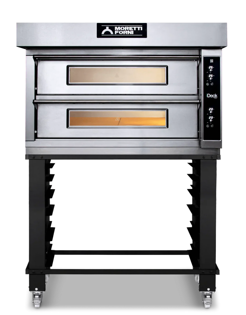 AMPTO iDeck electronic Control Electric Pizza Oven 105 x 65 cm chamber. 1 Deck - ID-M 105.65