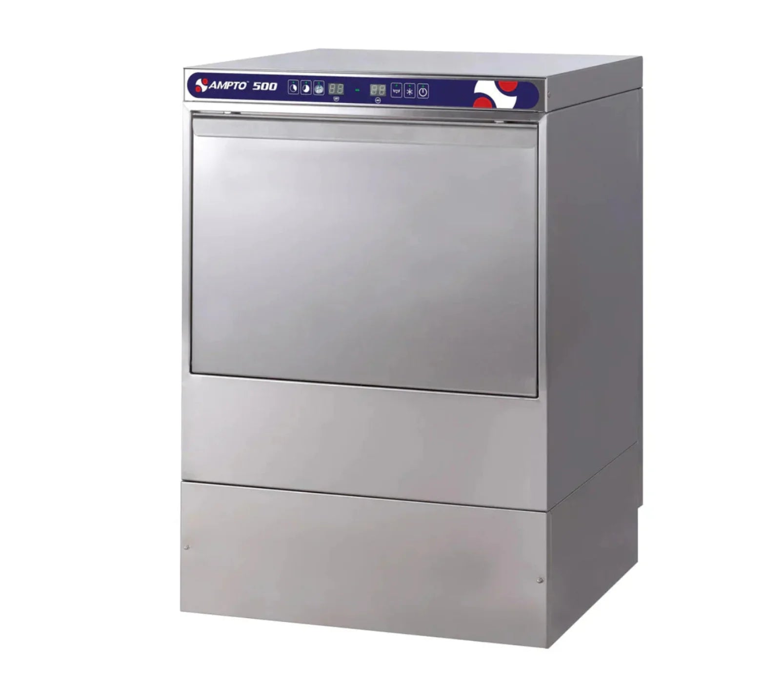 AMPTO Undercounter Dishwasher, door type, front loading, 23-5/8"W, (20/30 or 60) racks/hour capacity, high temp - 500