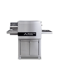 AMPTO X Electric Conveyor Pizza Oven Ventless 24'' x 16'' x 3'' Chamber 1 Deck. 16'' Width belt - T64EV1