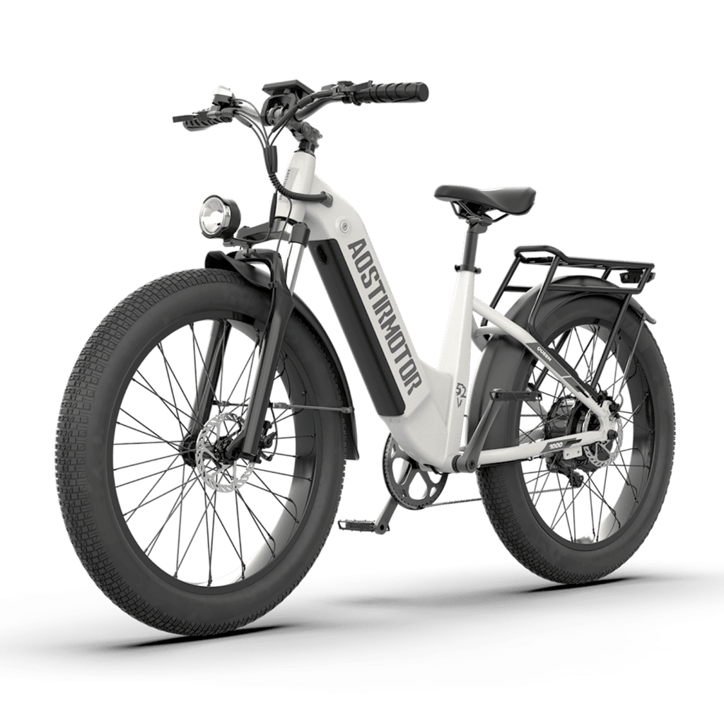 Aostirmotor QUEEN 1000W 52V All Terrain Step-Thru Fat Tire Electric Bike